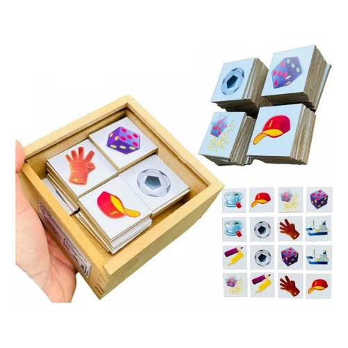 Jogo Da Memória Com 40 Peças Brinquedo Alfabetização Objetos TOY TRADE em Oferta na Shopee
