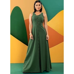 Vestido Em Jeans Leve Verde Quintess