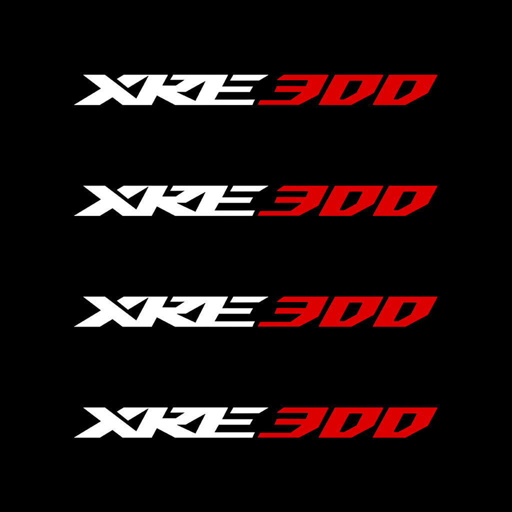 Adesivo Premium De Roda Interno XRE 300 - Branco Vermelho