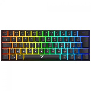 Teclado Mecânico Gamer SuperFrame Player, RGB, 60%, Switch Red, USB, ABNT2, Preto, SF-KB-PLRD60BRUAB em Oferta na Shopee
