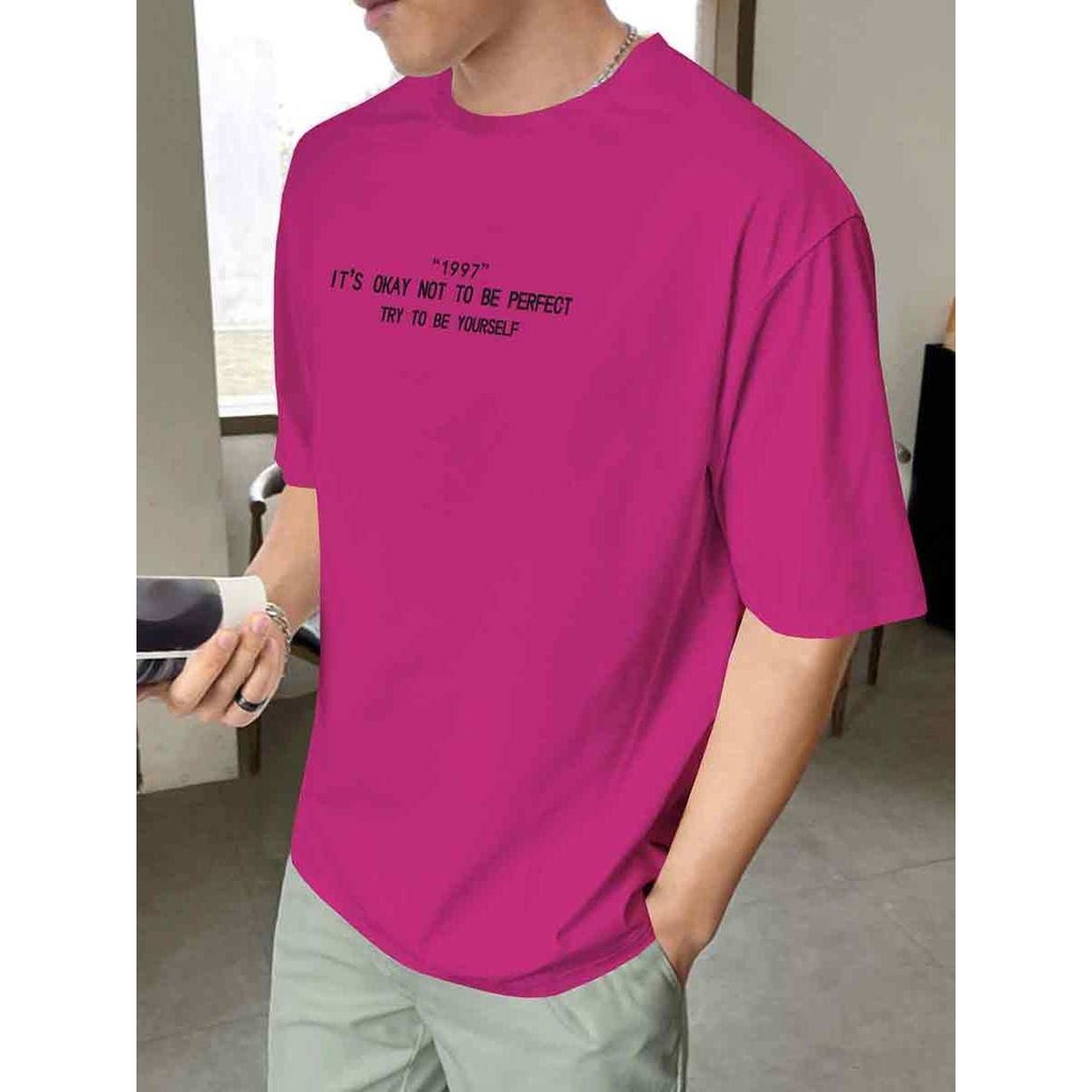 Blusa 1997 Its Okay Not To Be Perfect Try To Be Yourself T Shirt Modern Outift Camiseta Casual
