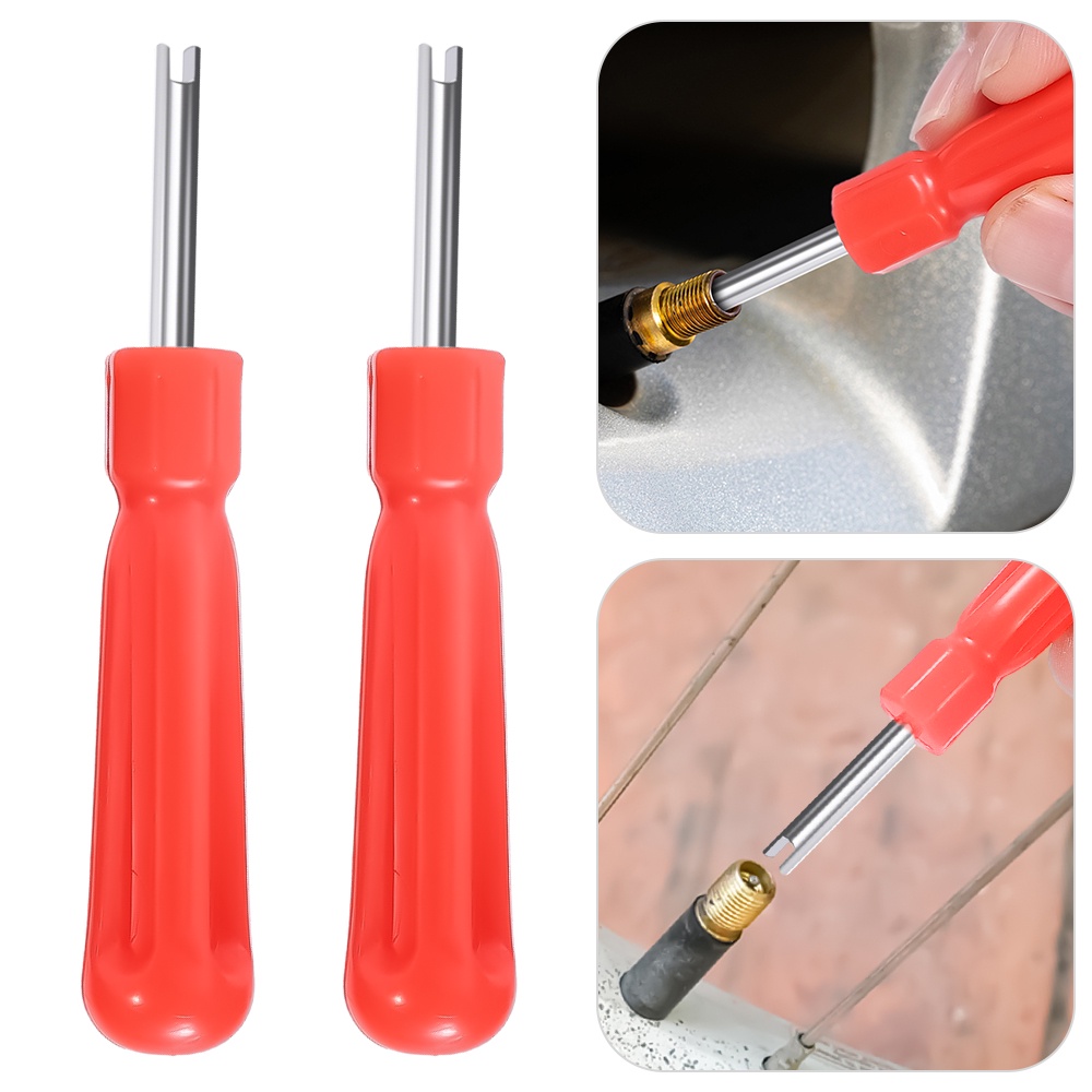 Universal Car Tire O Núcleo Da Válvula Para Pneus De Automóveis Ferramenta De Remoção Do/Bicicleta Chave De Fenda Com Haste/Motocicletas Acessórios