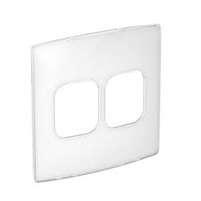 Placa 4x4 2+2 postos juntos Nereya Pial Legrand sugar gloss 663443