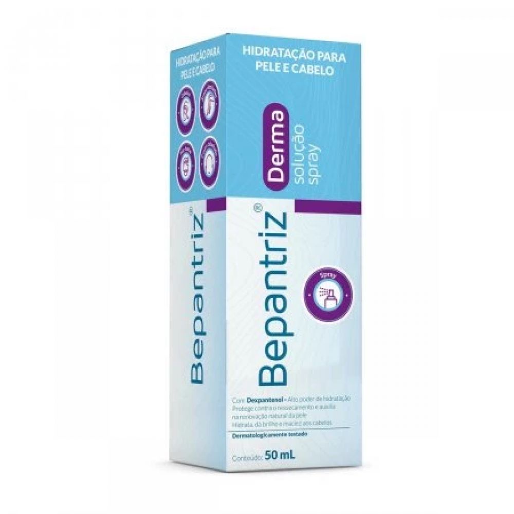 Bepantriz Derma Pele e Cabelo Solução Spray 50ml Cimed