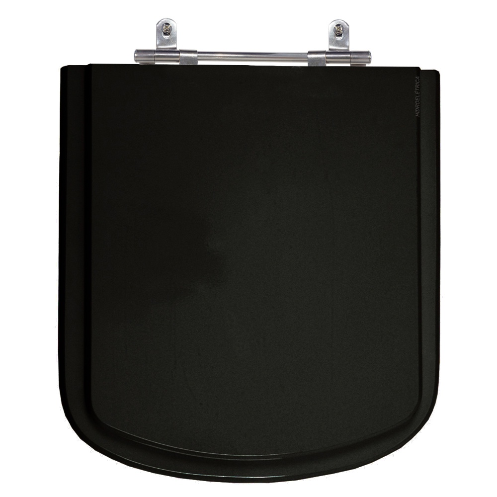 Assento Laqueado Boss Preto Tampa para Vaso Incepa em Mdf