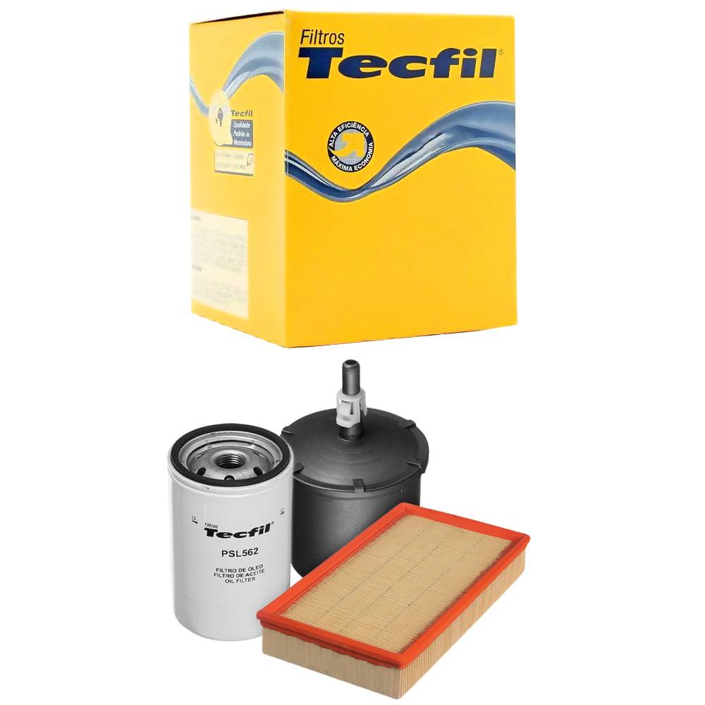 Kit Troca De Filtros Gol G3 2.0 8v Gasolina 99 A 2003 Tecfil em Oferta na Shopee