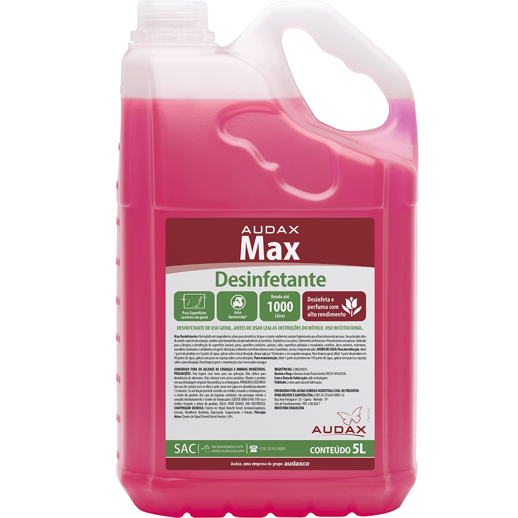 Desinfetante Lavanda Audax Max - 5L