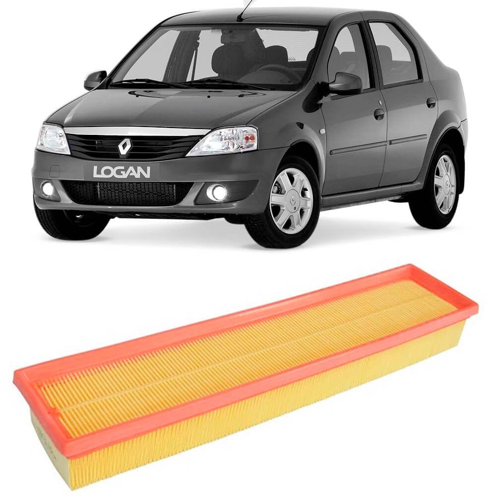 Filtro Ar Renault Logan 1.0 2008 A 2016 Metal Leve