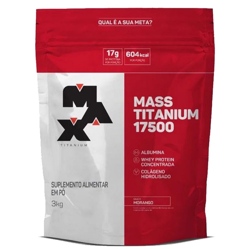 Massa Hipercalórica Refil 3Kg - Max Titanium