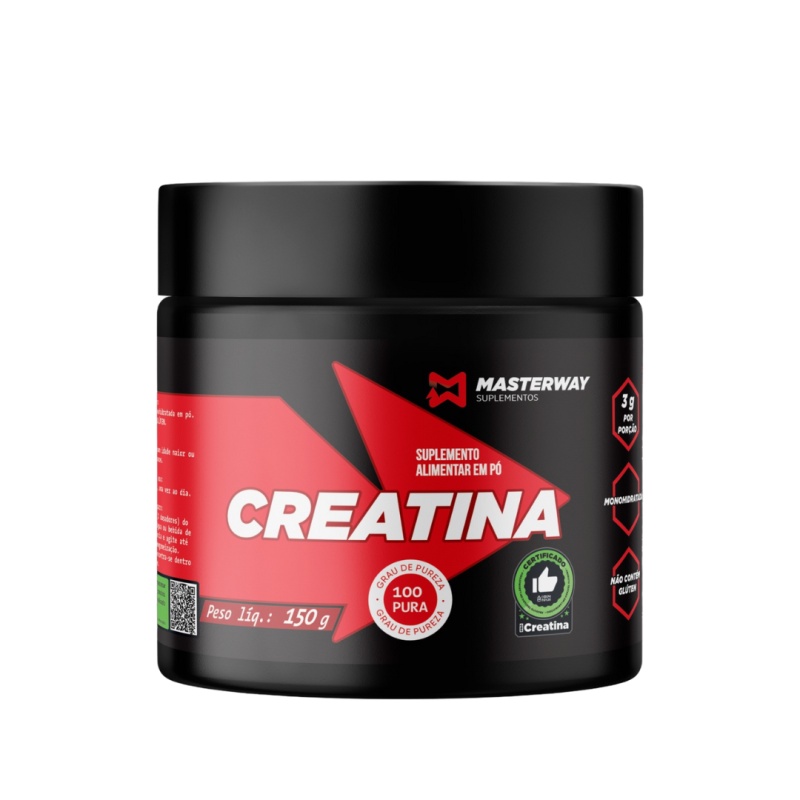 Suplemento Em Pó Masterway Creatina 100% Pura Pote 150g