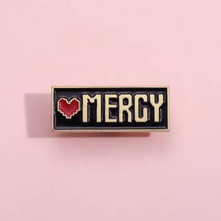 Mercy Badge Undertale Game Esmalte Pin Broches Catoon Arte Broche Lapela Crachás Jóias Acessórios Presentes
