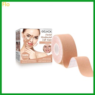 Flo 2 5cm x 5m Fita Kinesiology Para O Lifting Facial Neck Eyes Removedor De Rugas Adesivo Anti-Elasticidade Da Face Lift Pat