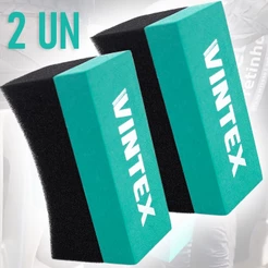 Par de Aplicadores de Pretinho Selante e Produtos para Pneu Estética Automotiva Vintex Vonixx