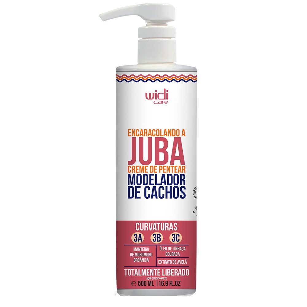 Encaracolando a Juba Creme de Pentear  Modelador 500 ml - Widi Care em Oferta na Shopee