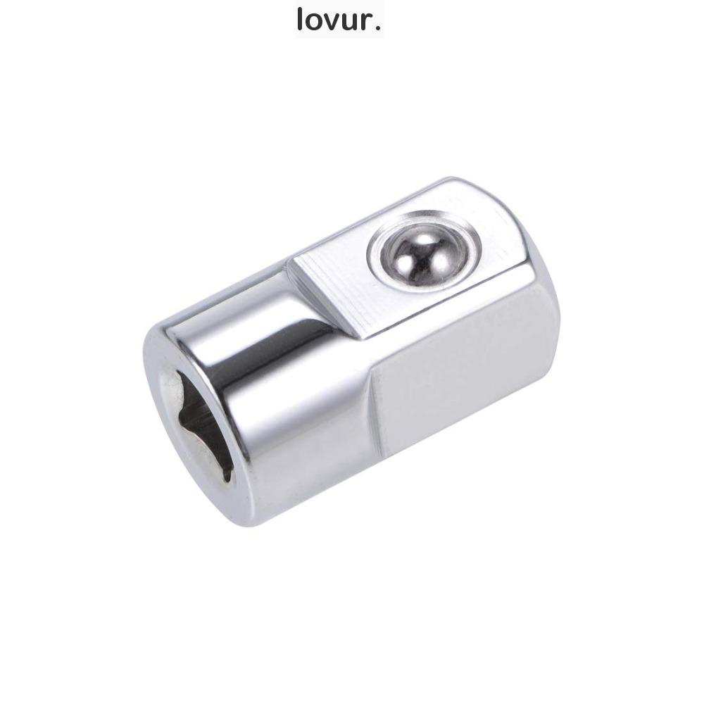 Redutor De Soquete LOVUR , Adaptador Prateado 1/4 A 1/2 Chave De Aço Cromo-Vanádio em Oferta na Shopee