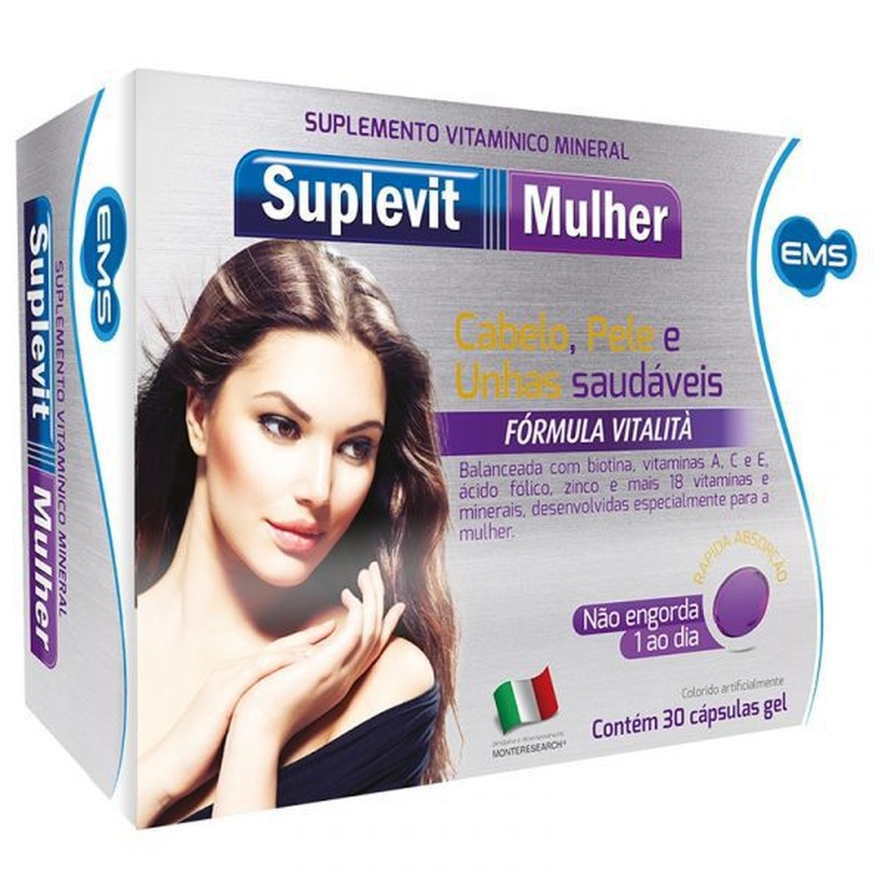 Suplevit Mulher 30 Capsulas Ems