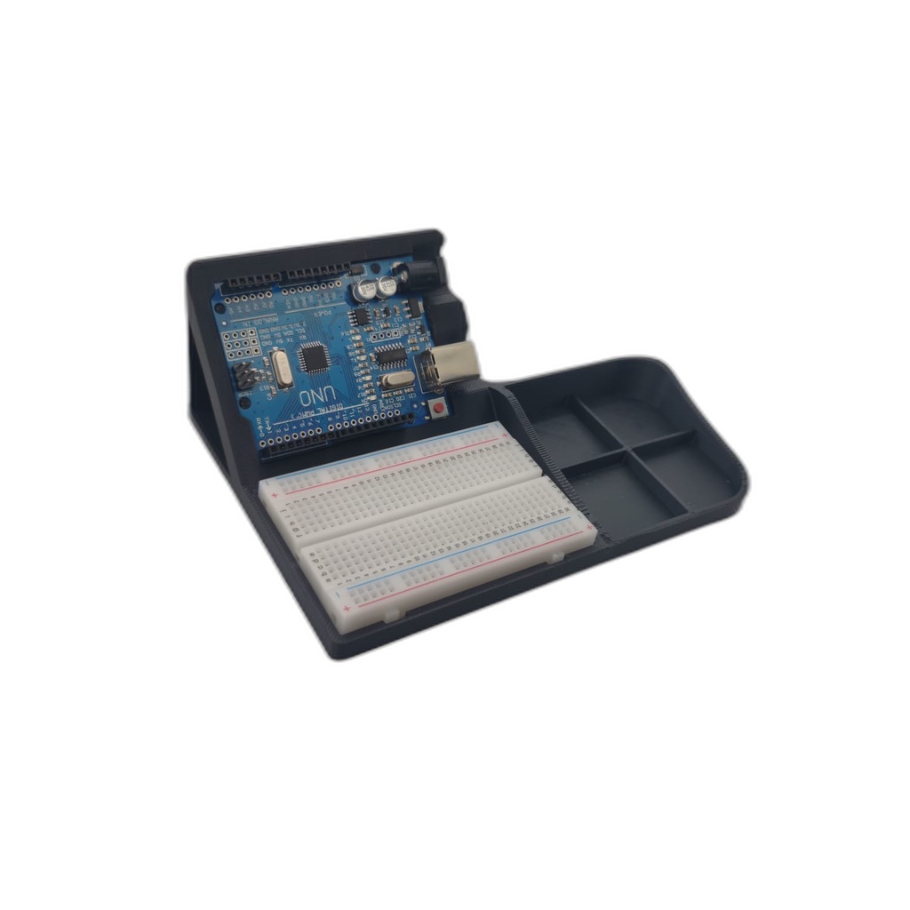 Mini Bancada Eletrônica 3D Para Arduino Com Protoboard Nfe