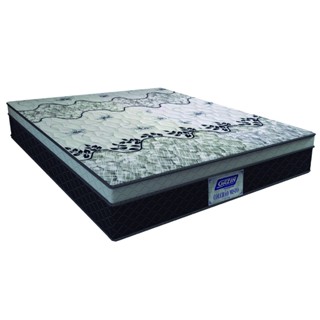 Colchão Casal Espuma Solid 138x188x28cm Marrom/Branco Gazin - Suporta até 150kg por Pessoa
