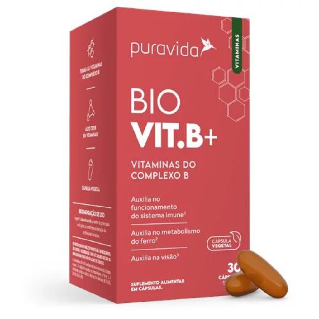 Bio Vit B + 30caps Pura Vida - Health