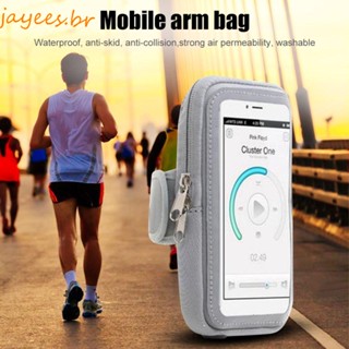 JAYEES Saco De Braçadeira Esportiva Para Corrida Noturna Ao Ar Livre Pulso À Prova De Suor Acessórios Smartphone Porta Bolsa