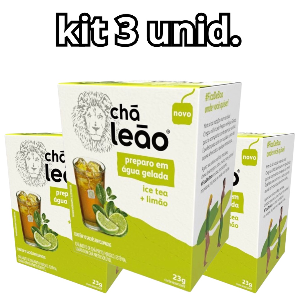 Chá Gelado Matte com Limão - Kit 3 Unid
