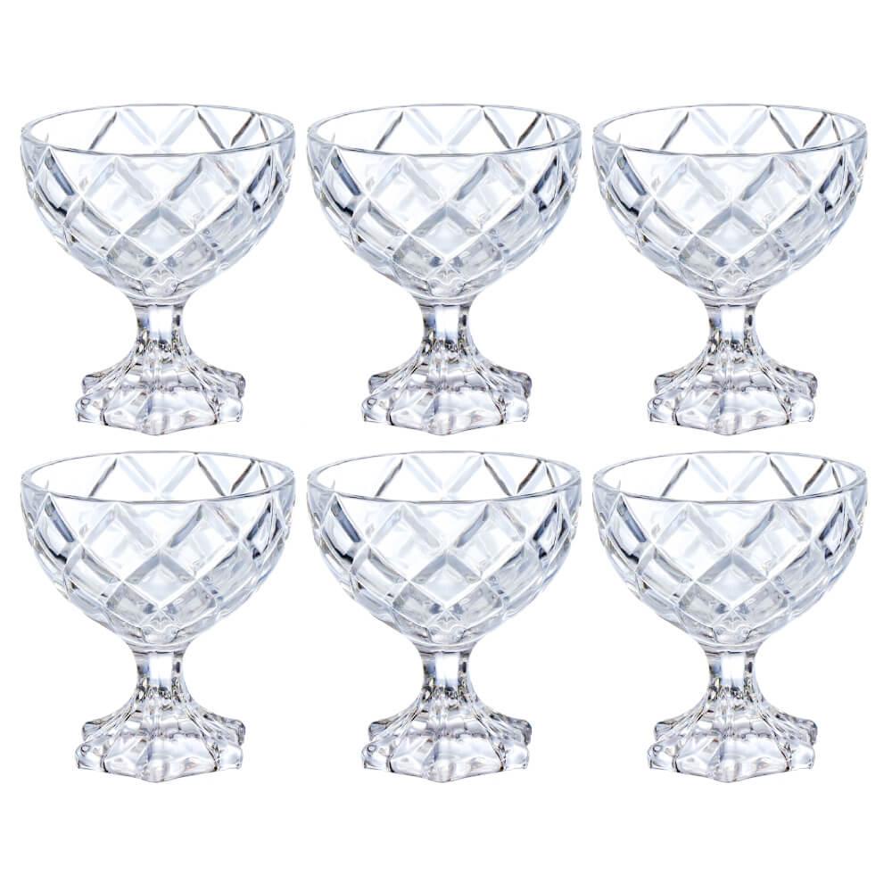 Taças De Sobremesa Em Vidro Pineapple 170ml 6 Peças - Hauskraft em Oferta na Shopee