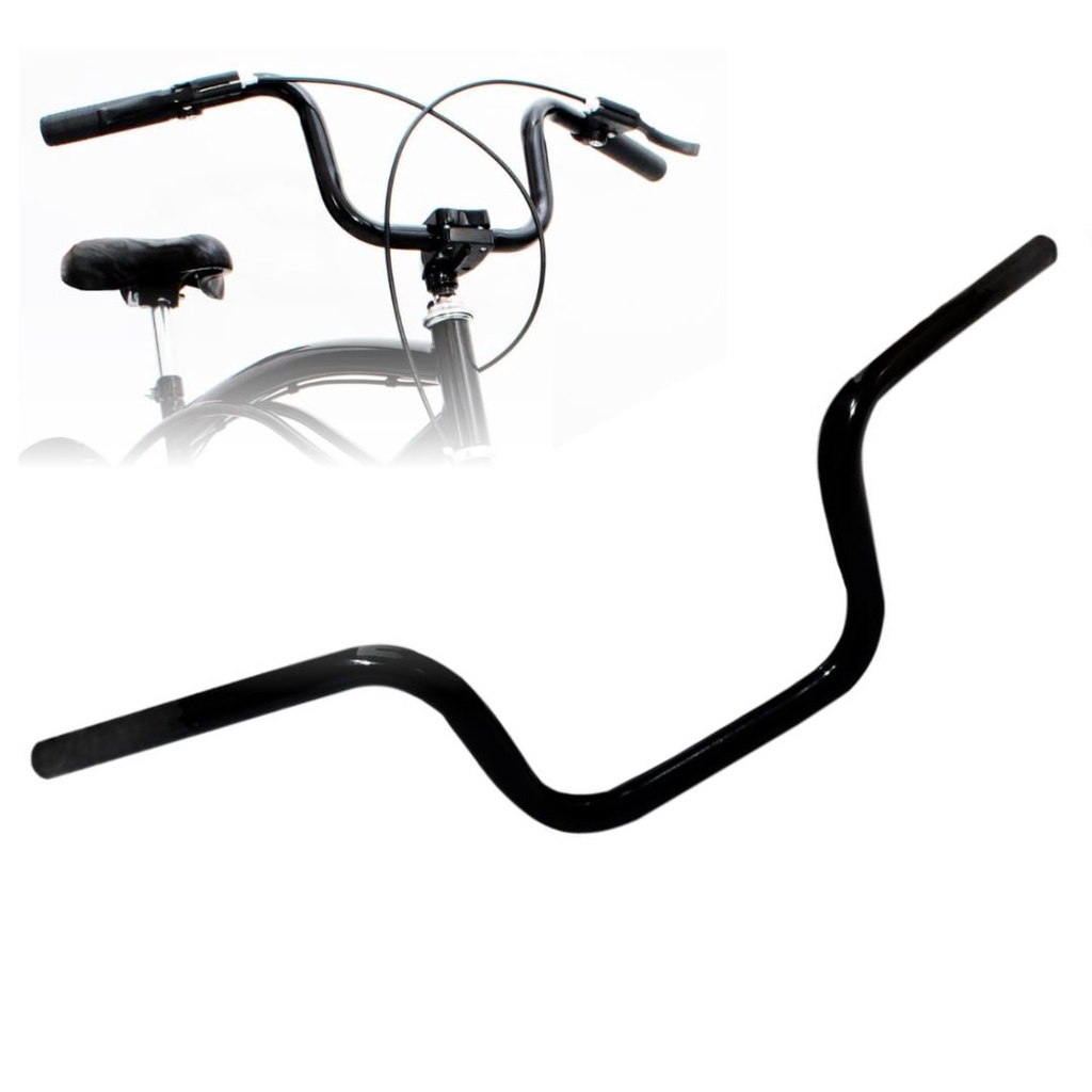 Kit 3 Guidão Bicicleta Tipo CG Titan Alto Bike Caiçara Praiana