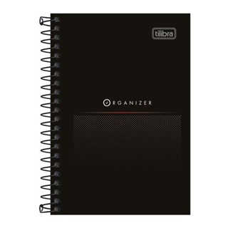 Caderneta espiral capa flexível pautado 1/8 160 folhas Organizer Tilibra