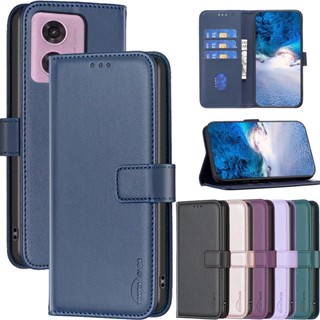 G04 G24 G24 G34 Estojo De Couro Etui Para Motorola Moto G04 Capa Carteira Magnética Porta-Cartões