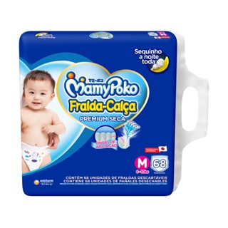 Super BAG FRALDA CALÇA Descartável Mamypoko - M - c/ 68 Unidades - Tecnologia Japonesa