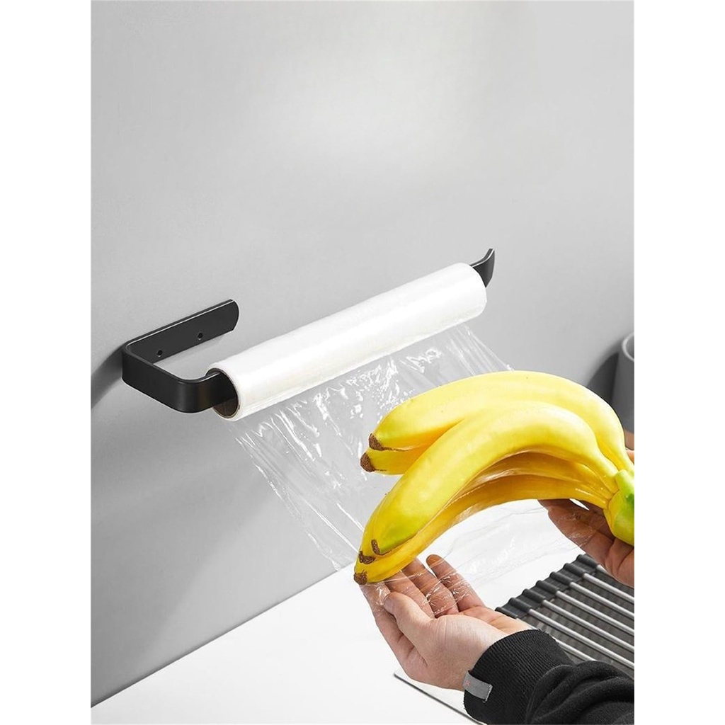 1peça Suporte para lenço de rolo de papel higiênico No Punch (Envio imediato)