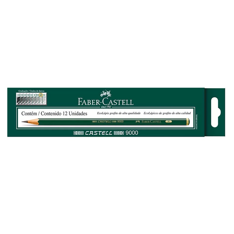 Lápis preto 9000H Faber-Castell - Stationery