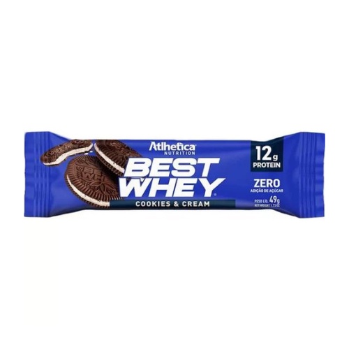 BEST WHEY BARRA COOKIES E CREAM 49G ATLHETICA
