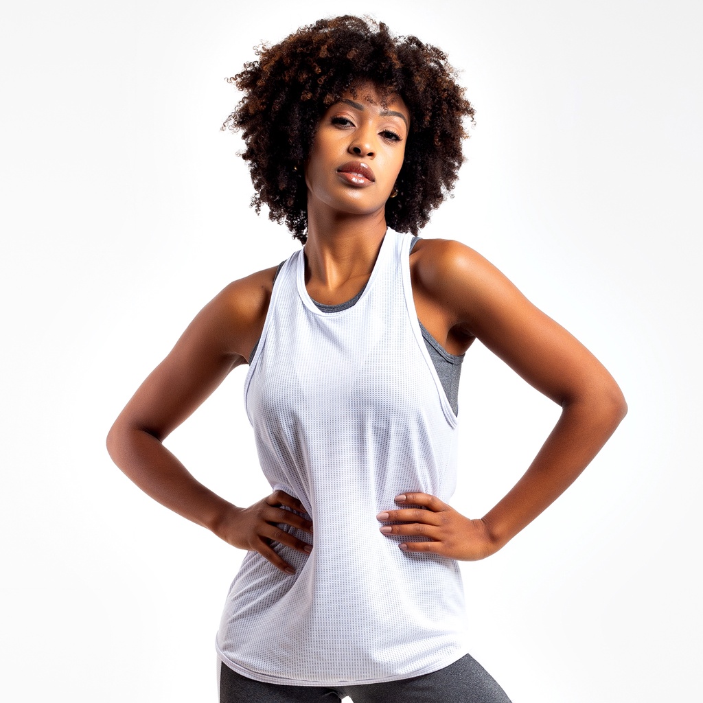 Regata Fitness Feminina Blusa Academia Respirável Treino Alta Elasticidade - VIÉRE