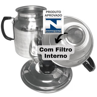 Cafeteira Económica 1,4 L Alumínio Polida (Certificada INMETRO)