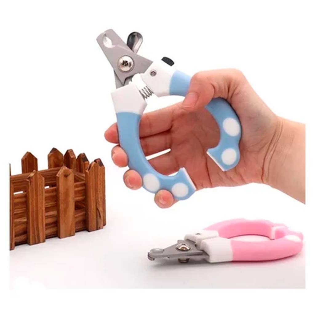 Cortador Alicate De Unha Gatos E Cães Pequeno Porte Plástico cuidado com higiene e arranhões