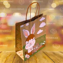 10~40 SACOLA PASCOA P CENOURA 17,5 X 8,5 X 21,5 - REF:5024 (LC) (PASCOA LC OUTLET)(CHOCO)