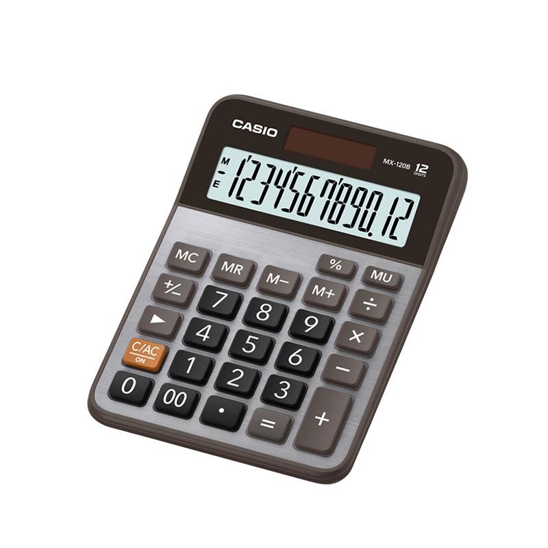 Calculadora Mesa Casio Mx120bw4dc Prata em Oferta na Shopee