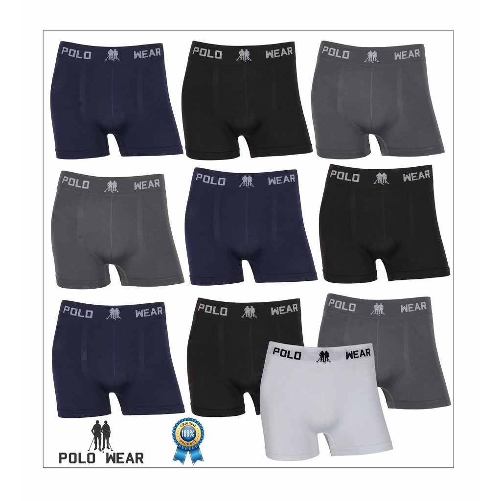 Kit 8 Cuecas Masculinas Box Microfibra Polo Wear em Oferta na Shopee