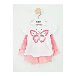 Pijama Menina Borboleta Brilha no Escuro c/ Capa - Kyly