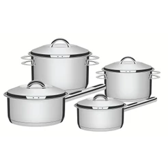 Jogo de Panelas Aço Inox Solar 4 Peças Tramontina