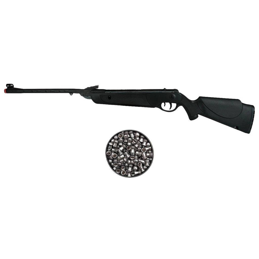 Carabina de Pressão Dione Sport 5.5mm Nitro Piston 55kg - Rossi + Chumbo em Oferta na Shopee