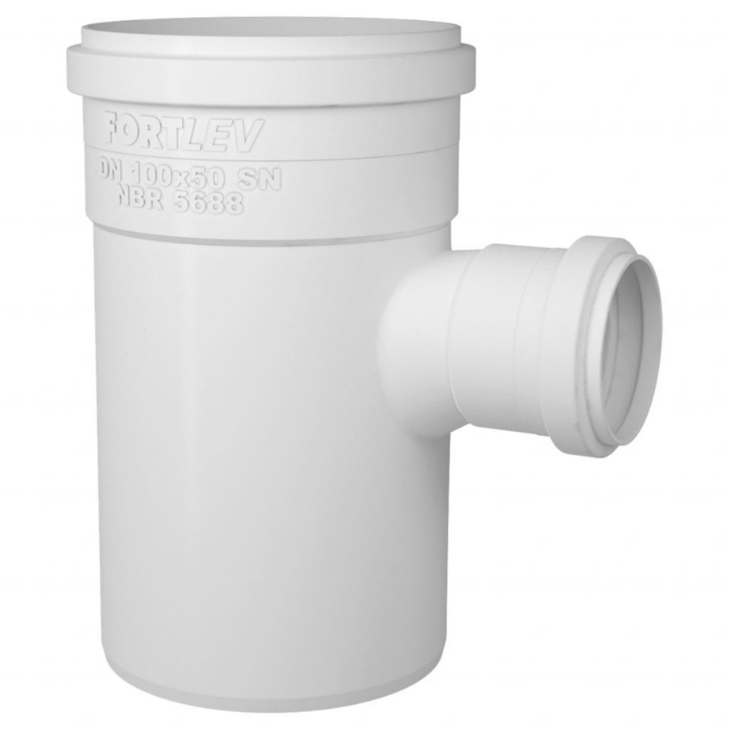 Kit com 10 Te Reducao Para Esgoto 75mm X 50mm Fortlev - Home & Living