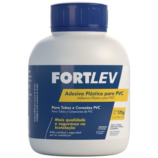 Adesivo Cola Cano PVC Frasco Com Pincel 175g Fortlev em Oferta na Shopee