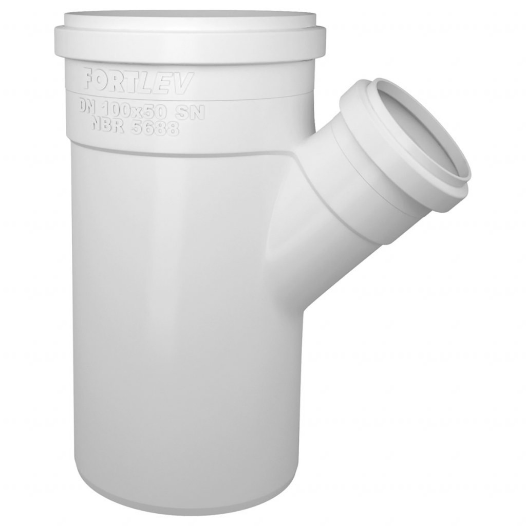 Kit com 10 Junções De Reducao Para Esgoto 100mm X 50mm Fortlev em Oferta na Shopee