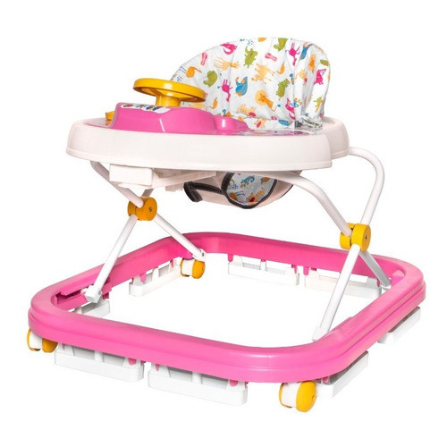Andador Infantil Rosa Musical Styll Baby Menina Didatico com selo do inmetro em Oferta na Shopee