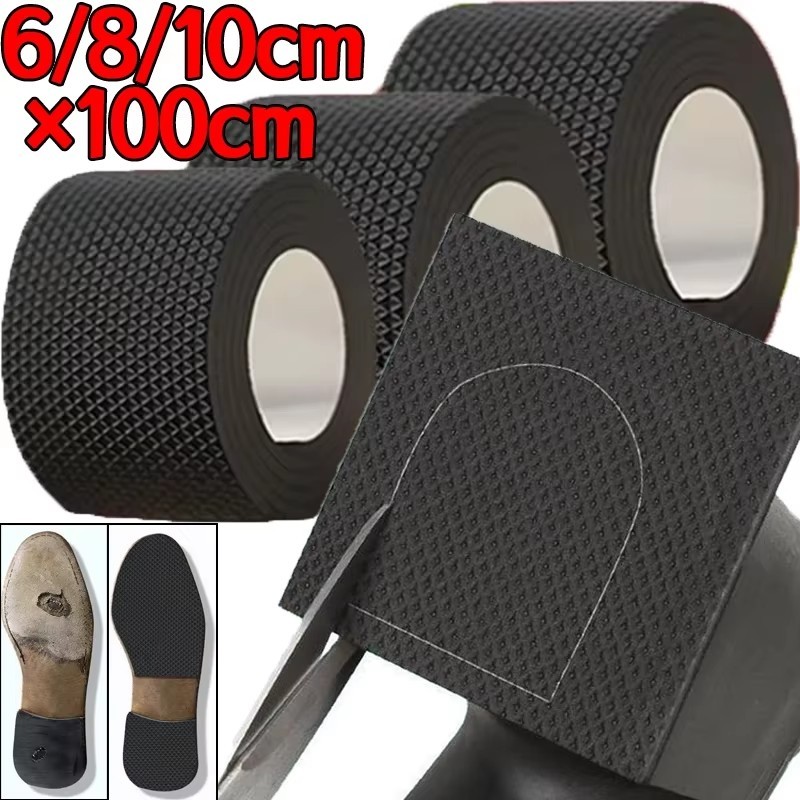 100cm Auto-Adesivo Sola De Sapato Anti Deslizamento De Longa Duração Antiderrapante Protetores Almofadas De Borracha De — imagem 2 de 2