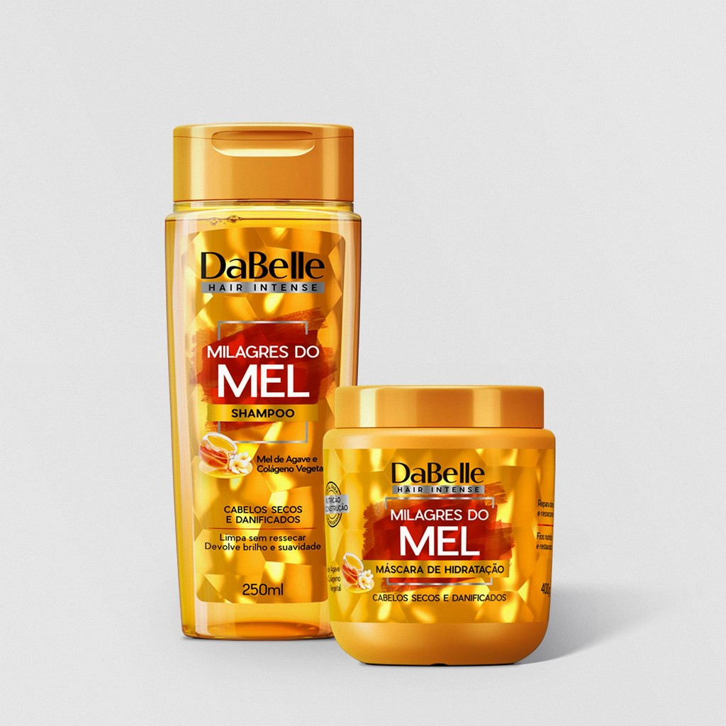 Kit DaBelle Hair Intense Milagres do Mel - Shampoo + Máscara - (2 itens) - Beauty