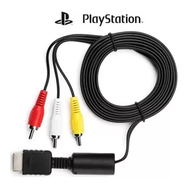 Cabo Audio E Video Para Playstation Ps1 Ps2 Ps3