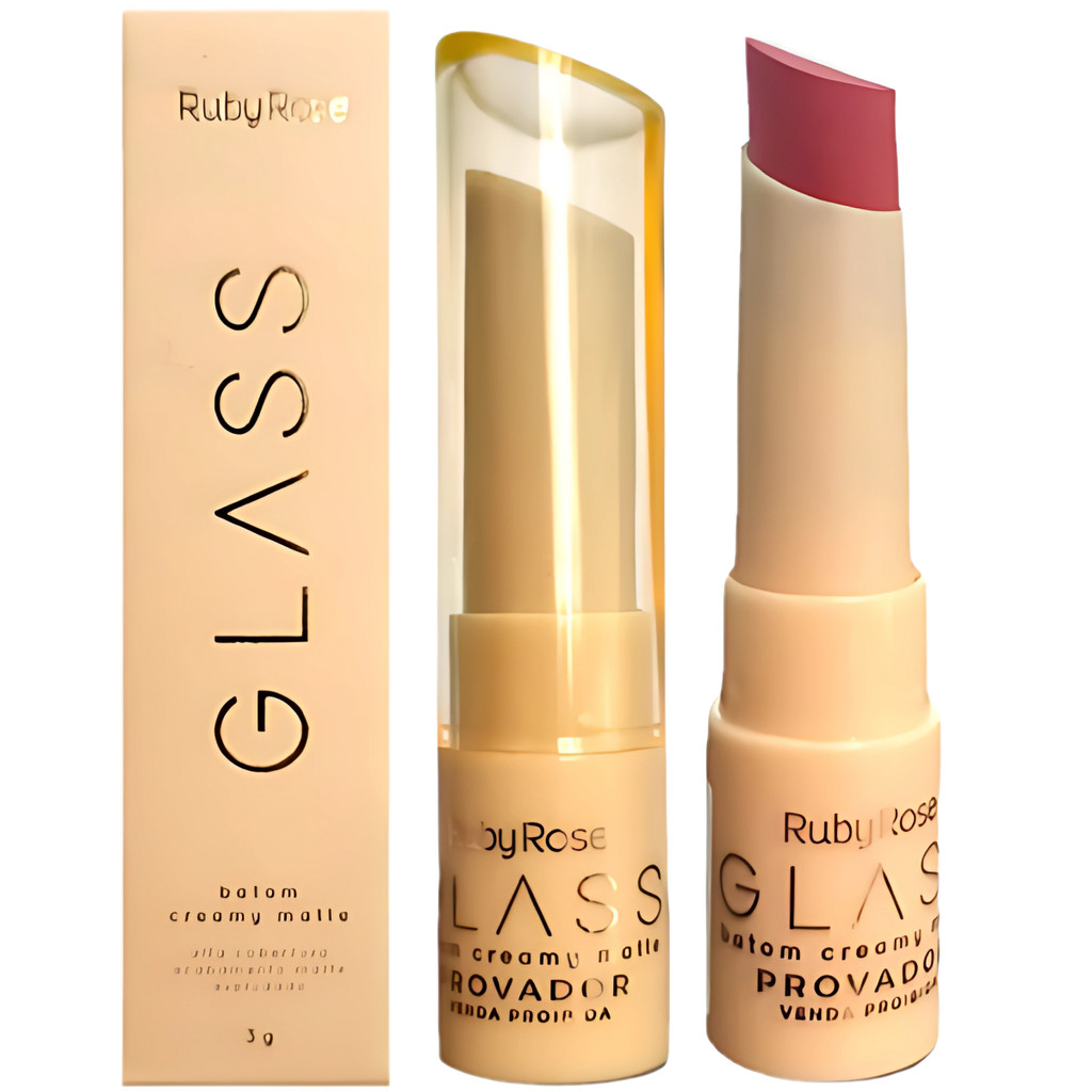 BATOM CREAMY MATTE GL01 GLASS HBF5671 RUBYROSE
